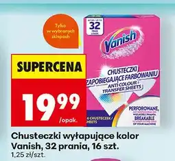 Biedronka Chusteczki wyłapujące kolor do prania oferta