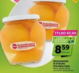 ABC Brzoskwinie w syropie połówki Vera oferta