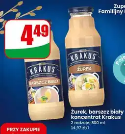 Dino Żurek, barszcz biały koncentrat 2 rodzaje oferta