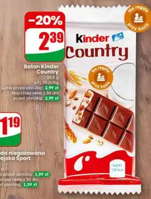 Dino Baton Kinder Country oferta