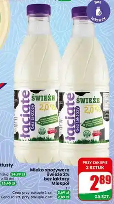 Dino Mleko spożywcze świeże 2% bez laktozy oferta