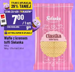 Polomarket Wafle z kremem toffi Sielanka oferta