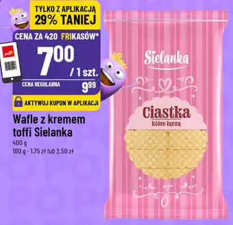 Polomarket Wafle z kremem toffi Sielanka oferta