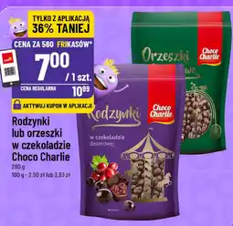 Polomarket Rodzynki lub orzeszki w czekoladzie Choco Charlie oferta