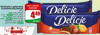 Dino Biszkopty z galaretką truskawkową Delicje oferta