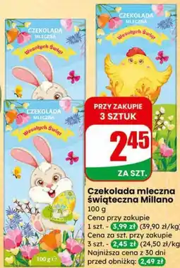 Dino Czekolada mleczna świąteczna Millano oferta