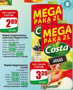 Dino Napój niegazowany Costa 2 rodzaje oferta