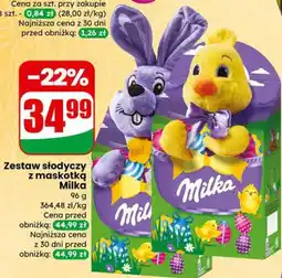 Dino Zestaw słodyczy z maskotką Milka oferta