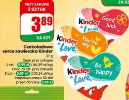 Dino Czekoladowe serce zawieszka Kinder oferta