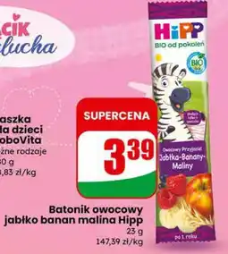 Dino Batonik owocowy jabłko banan malina Hipp oferta