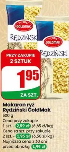 Dino Makaron ryż Rędziński GoldMak oferta