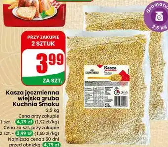 Dino Kasza jęczmienna wiejska gruba Kuchnia Smaku oferta