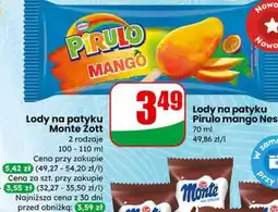 Dino Lody na patyku Pirulo mango Nestlé oferta