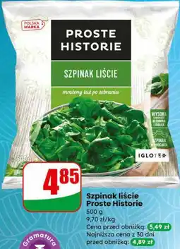Dino Szpinak liście Proste Historie oferta