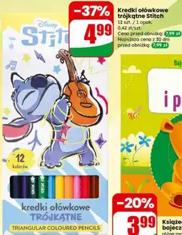 Dino Kredki ołówkowe trójkątne Stitch oferta