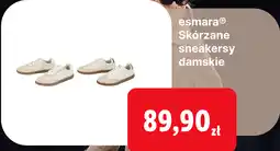 Lidl esmara Skórzane sneakersy damskie oferta