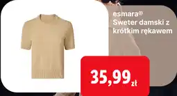 Lidl esmara Sweter damski z krótkim rękawem oferta