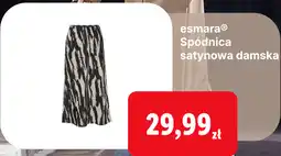 Lidl esmara Spódnica satynowa damska oferta