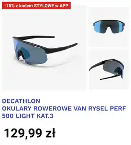 Decathlon DECATHLON OKULARY ROWEROWE VAN RYSEL PERF 500 LIGHT KAT.3 oferta