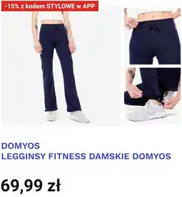 Decathlon LEGGINSY FITNESS DAMSKIE DOMYOS oferta
