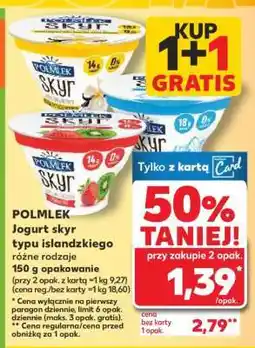 Kaufland POLMLEK Jogurt skyr typu islandzkiego oferta