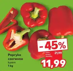 Kaufland Papryka czerwona luzem 1 kg oferta