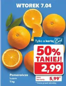 Kaufland Pomarańcze, luzem 1 kg oferta