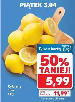 Kaufland Cytryny, luzem 1 kg oferta