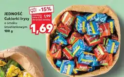 Kaufland JEDNOŚĆ Cukierki Irysy o smaku śmietankowym 100 g oferta