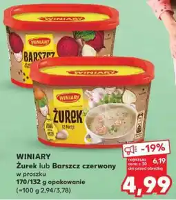 Kaufland WINIARY Żurek lub Barszcz czerwony oferta