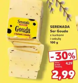 Kaufland SERENADA Ser Gouda z kurkami i cebulą 100 g oferta