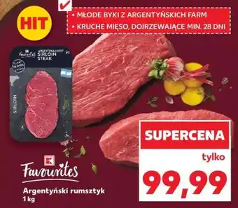 Kaufland Argentyński rumsztyk 1 kg oferta