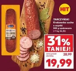 Kaufland TARCZYŃSKI Krakowska sucha z szynki oferta
