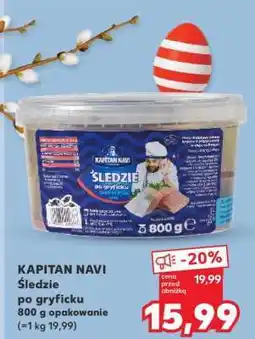 Kaufland KAPITAN NAVI Śledzie po gryficku oferta