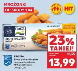 Kaufland FROSTA Złote paluszki rybne opakowanie rodzinne oferta
