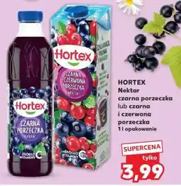 Kaufland HORTEX Nektar czarna porzeczka lub czarna i czerwona porzeczka oferta