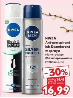 Kaufland NIVEA Antyperspirant lub dezodorant w sprayu oferta