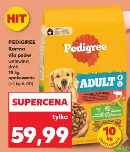 Kaufland PEDIGREE Karma dla psów wołowina, drób 10 kg opakowanie oferta