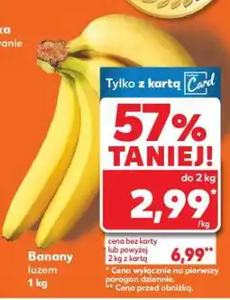 Kaufland Banany luzem 1 kg oferta