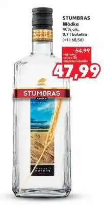 Kaufland STUMBRAS wódka oferta