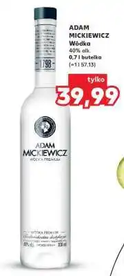 Kaufland ADAM MICKIEWICZ Wódka oferta