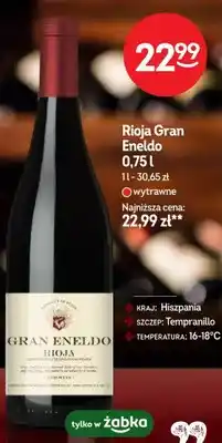 Żabka Wino Rioja Gran Eneldo oferta