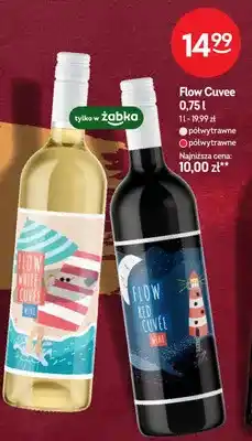Żabka Wino Flow Cuvee półwytrawne czerwone oferta