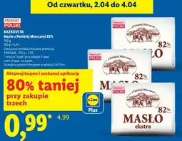 Lidl Masło z Polskiej Mleczarni 82% oferta