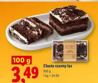 Lidl Ciasto czarny las oferta