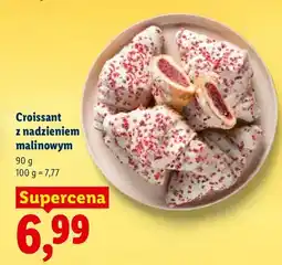 Lidl Croissant z nadzieniem malinowym oferta