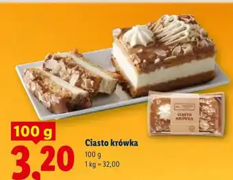 Lidl Ciasto krówka oferta