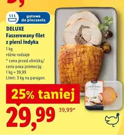 Lidl Faszerowany filet z piersi indyka różne rodzaje oferta