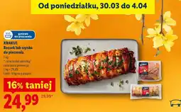 Lidl Boczek lub szynka do pieczenia oferta