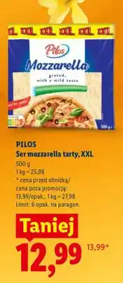 Lidl Ser mozzarella tarty XXL oferta